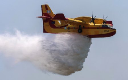 Firefighting plane crashes in Greece, killing both pilots, as island blazes force new evacuations
