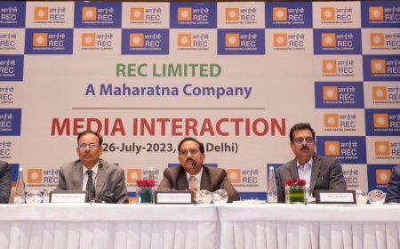 REC RECORDS ITS HIGHEST EVER FIRST QUARTER PROFIT AT ₹ 2,961 CRORES