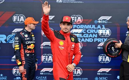 F1: Leclerc starts from pole at Belgian GP after Verstappen penalty