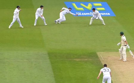 Watch: Root grabs a one-handed stunner to dismiss Labuschagne