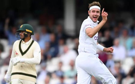 Broad becomes first England bowler to claim 150 Ashes wickets