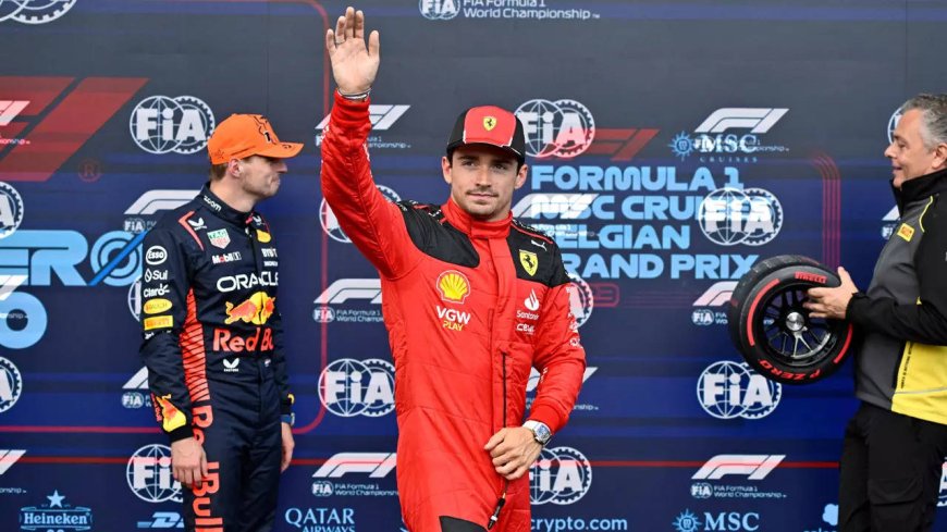 F1: Leclerc starts from pole at Belgian GP after Verstappen penalty