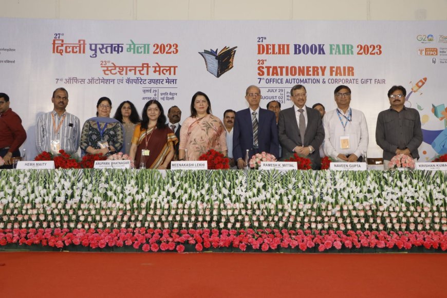 INAUGURATING Delhi Book Fair 2023