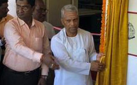 BJP protest in Bagalkot over removal of Shivaji statue