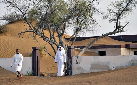 An abandoned desert village an hour from Dubai offers a glimpse at the UAE's hardscrabble past