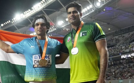 ‘Pure gold hai apna Neeraj’: Netizens react to photo of Neeraj Chopra, Arshad Nadeem