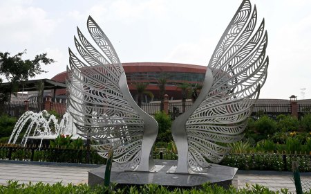 Pragati Maidan on the occasion of the G20 Summit preparations