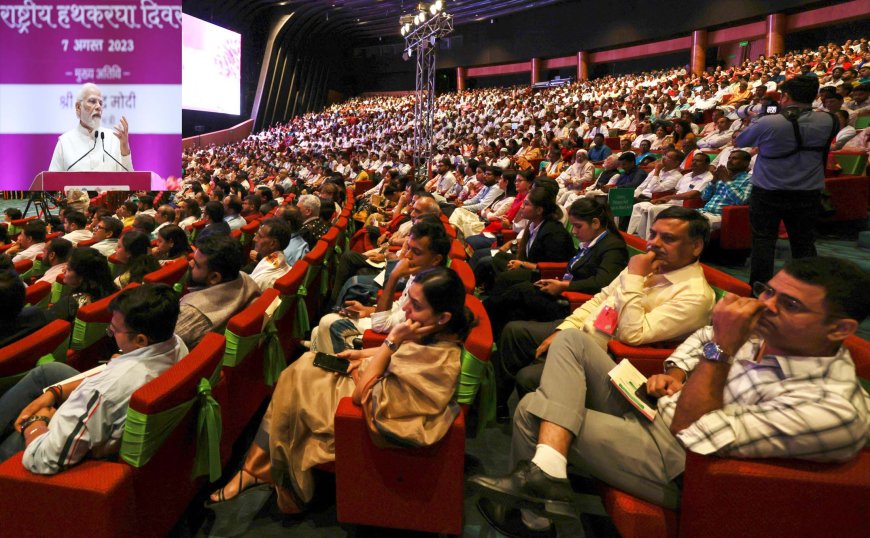 Government is working with a clear strategy to provide the world's biggest market to its weavers