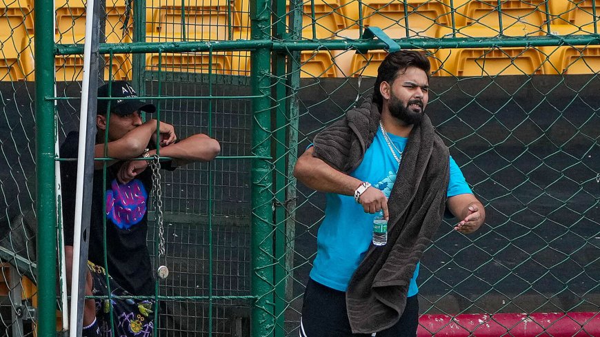 Rishabh Pant bats in a recreational game; shows progress since car crash  | Watch Video