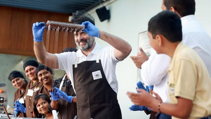 Rahul Gandhi's chocolate-making endeavor at Ooty factory | Watch