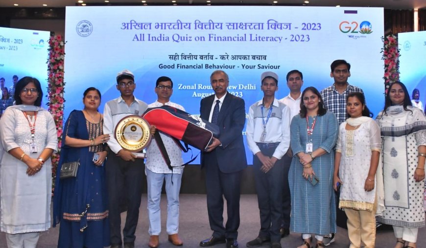 RBI initiative towards enhancing financial literacy especially among school students