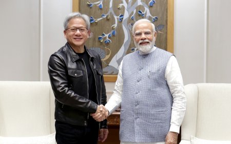 Excellent meeting with Mr. Jensen Huang, the CEO of Nvidai