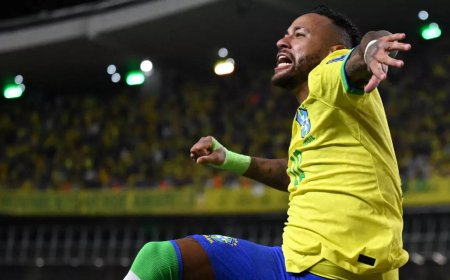 Neymar breaks Pele's record as Brazil crush Bolivia 5-1