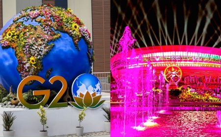 G20 Summit, in Bharat Mandapam (Pragati Maidan), New Delhi