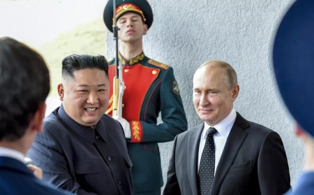 Kim Jong Un heads for aviation plant in Russian Far East town