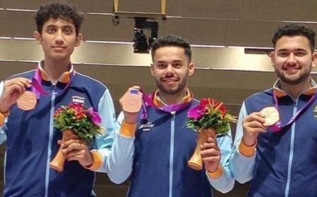 Asian Games 2023: India wins first ever medal in 25m Rapid Fire Pistol