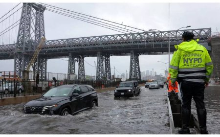 New York stunned & swamped by record-breaking rain as more downpours expected