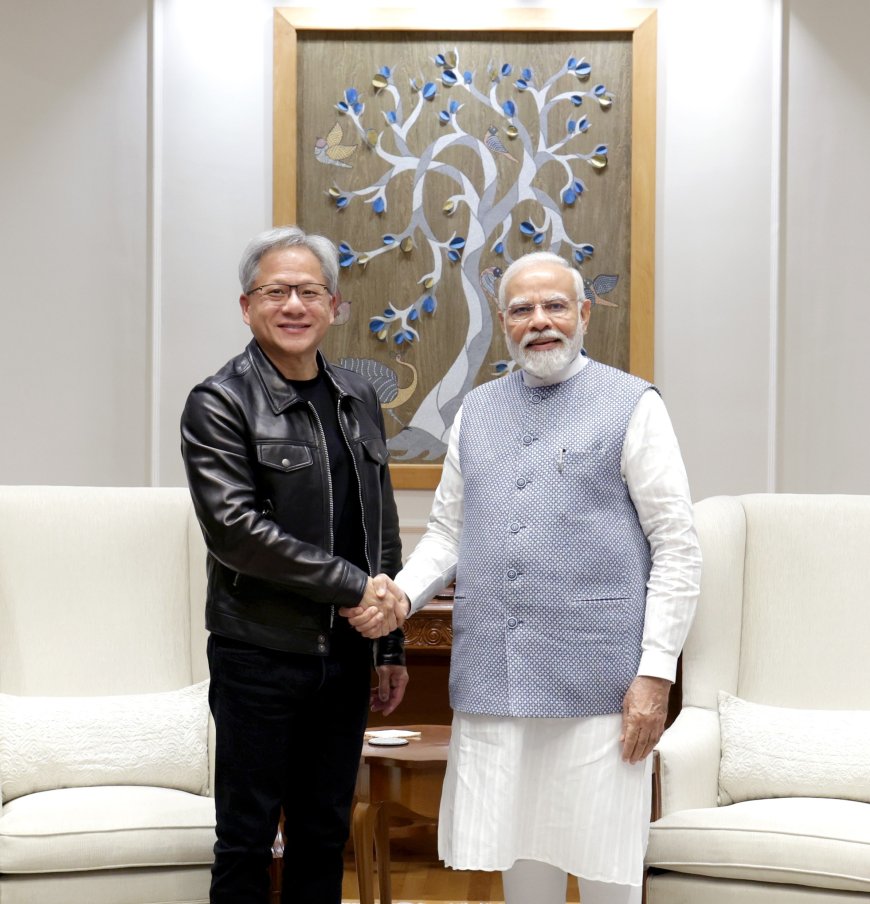 Excellent meeting with Mr. Jensen Huang, the CEO of Nvidai