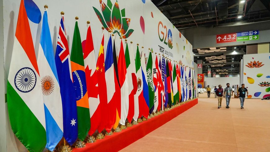PM arrives at G20 Summit, in Bharat Mandapam (Pragati Maidan), New Delhi on September 09, 2023.