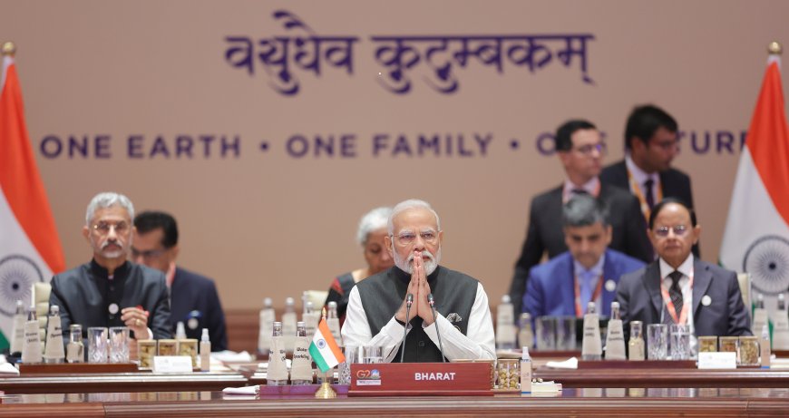 PM’s remarks at G20 Summit on ‘One Earth’ at Bharat Mandapam, in Pragati Maidan, New Delhi
