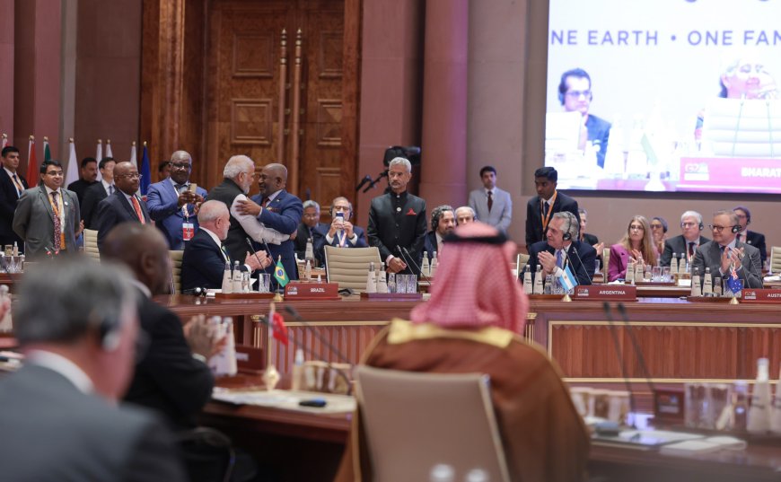 PM’s remarks at G20 Summit on ‘One Earth’ at Bharat Mandapam, in Pragati Maidan, New Delhi