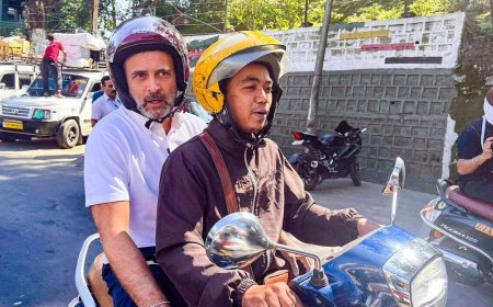 Rahul Gandhi rides pillion, takes part in padayatra: 10 points of Congress leader's visit to poll-bound Mizoram