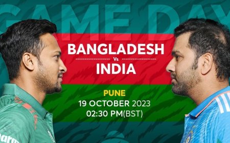 LIVE India vs Bangladesh Score, Cricket World Cup 2023 Updates: Bangladesh win toss, to bat first; No Shakib Al Hasan