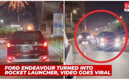 Ford Endeavour converted into rocket launcher in Gurugram