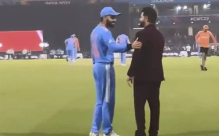 Watch: Kohli, Raina share a warm hug during India-England match
