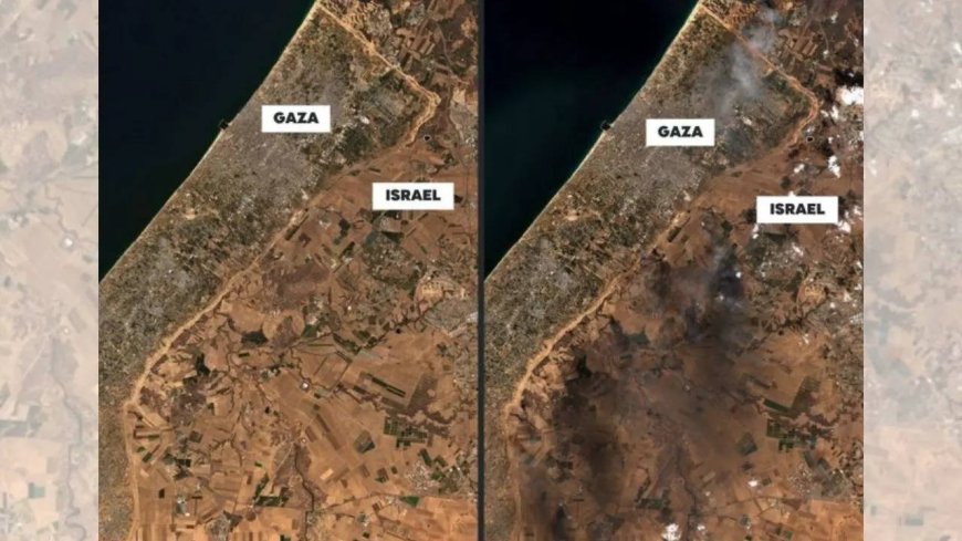 Israel military releases satellite images showing Hamas' war crimes