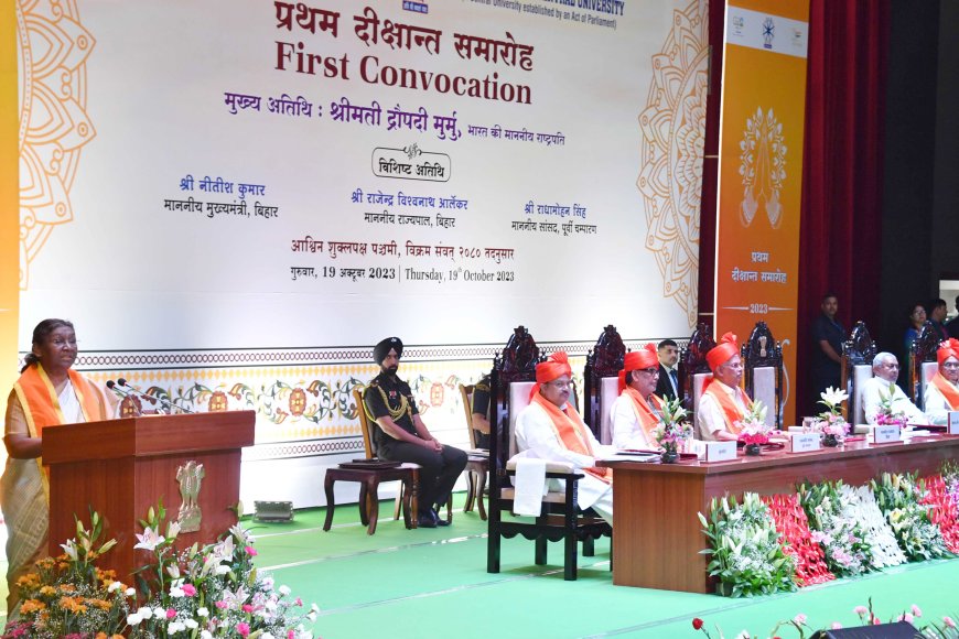 MEDICAL PROFESSIONALS ARE THE ASSETS OF OUR COUNTRY: PRESIDENT MURMU