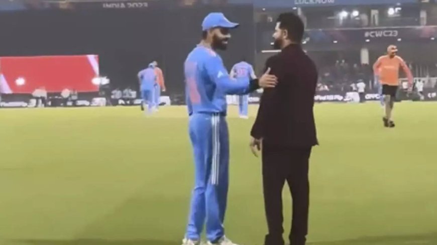 Watch: Kohli, Raina share a warm hug during India-England match