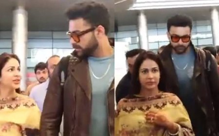 Newlywed Varun Tej and Lavanya make their first public appearance