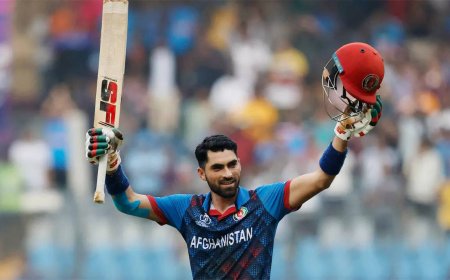 Ibrahim Zadran posts Afghanistan's first World Cup hundred