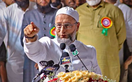 Telangana polls 2023: AIMIM chief Asaduddin Owaisi accuses Congress chief Revanth Reddy of 'dog whistle politics’