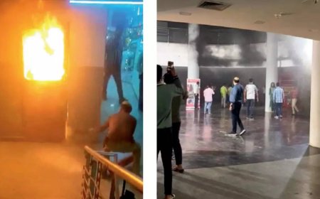 550 evacuated after fire breaks out in NCR mall