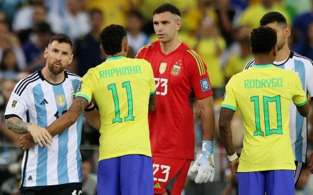 ARG vs BRA World Cup qualifiers: Lionel Messi walks out in violent match; Argentina beat Brazil