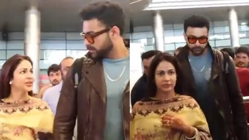Newlywed Varun Tej and Lavanya make their first public appearance