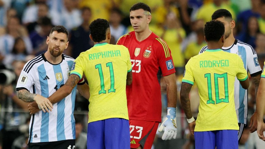ARG vs BRA World Cup qualifiers: Lionel Messi walks out in violent match; Argentina beat Brazil