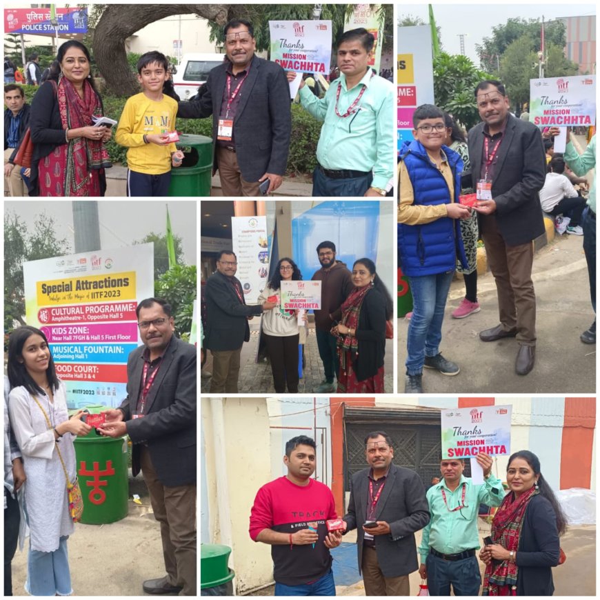 ITPO is committed towards efforts in maintaining a Swachh Bharat Mandapam.