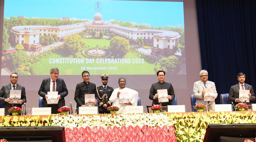 PRESIDENT OF INDIA GRACES THE CONSTITUTION DAY CELEBRATIONS ORGANISED BY THE SUPREME COURT OF INDIA