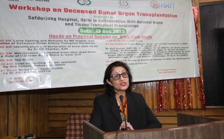 Workshop  organized to create awareness on potential brain dead donor