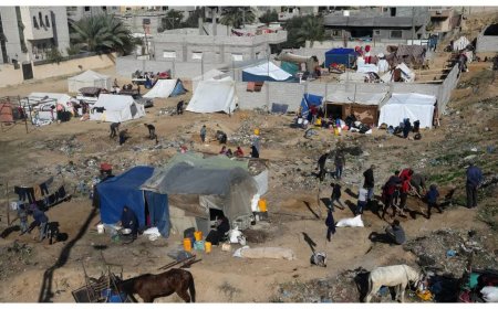 On foot and by donkey cart, thousands flee Israeli assault in central Gaza