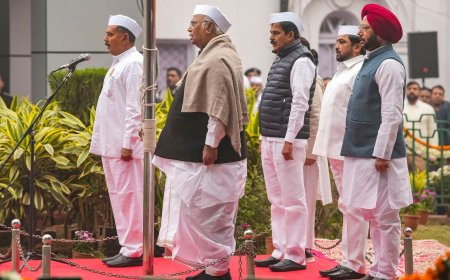 Congress 139th Foundation Day: ‘Congress will never move away from its ideologies,’ says party chief Mallikarjun Kharge