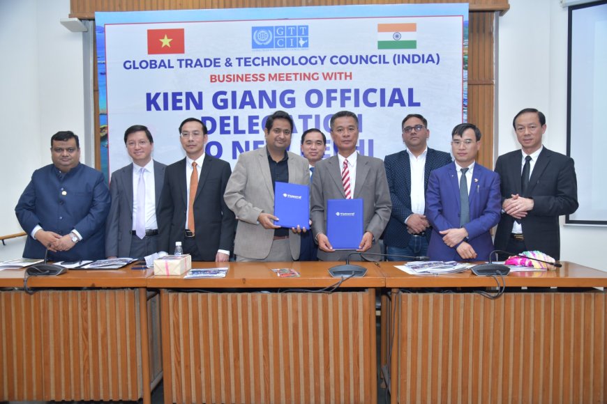 Exploring Bilateral Collaborations: Official Delegation from Kien Giang, Vietnam to New Delhi