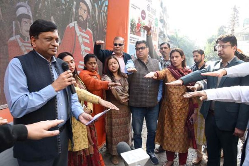 Vikasit Bharat Sankalp Yatra activities in Delhi