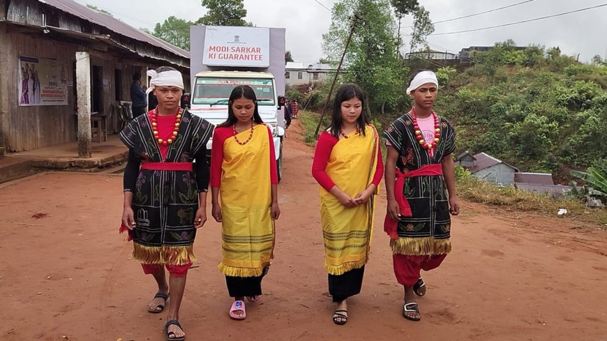 Glimpses of Viksit Bharat Sankalp Yatra programme held at Meghalaya