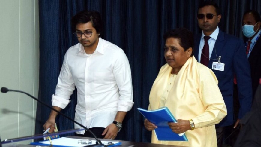 Mayawati designates nephew Akash Anand as successor to lead BSP