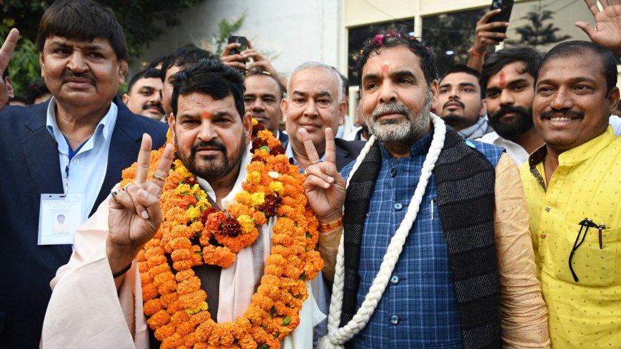 'Nothing to do with this..', says Brij Bhushan Sharan Singh on Sakshee Malikkh's retirement from wrestling