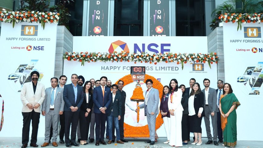 Happy Forgings share price extends gain after strong debut. Buy, sell or hold?